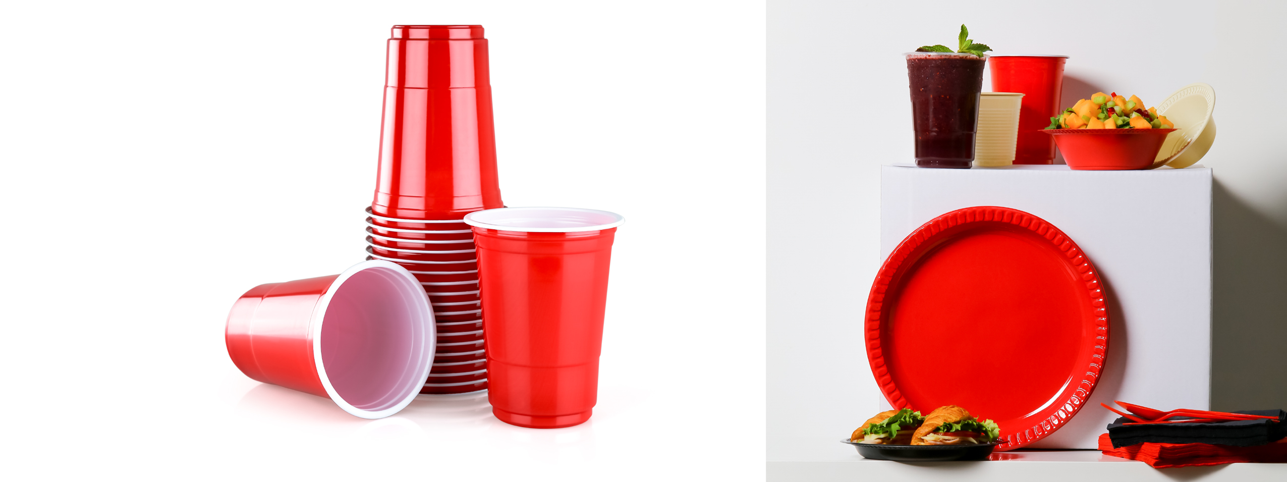 Panache International UAE Anaasa range Disposable Plastic Cups, Plastic Tumblers Plastic Bowls, Napkins, Cutlery,