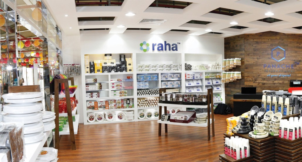 Sharjah-Store-Panache-International-FZ-LLC Another Milestone Achieved by Panache International Team. We are " at your disposal" fully from Thursday September 1 in Sharjah Ramez Mall. All Raha, Anaasa and Mozaik products Disposable cups – Disposable paper cups – Disposable clear plastic cups - Disposable coffee cups – Disposable color cups - Disposable Juice cups – Disposable plastic cold cups – Lids - Disposable plastic plates – Disposable form plates – Disposable plastic Bowls – Disposable foam Bowls - Disposable Containers – Foam tray – Meal tray – Plastic tray – Plastic Cutleries – Plastic Straws – Food containers – Microwave containers – Aluminium containers, Aluminium foil, Aluminium platters – Baking cases – Doilies – Baking papers – Pizza box – Hamburger box – Hot dog box – Toothpicks – Paddle picks – Bamboo skewers – Wooden Stirrers – Chopsticks – Fragrances – Napkins – Tissues – Vinyl Gloves – Latex Gloves – Cup carrier – Fries pouch – Popcorn box – Popcorn Buckets – Cling Film – Zipper bags – Sandwich bags – Crystal plates – Plastic spoon – Plastic fork – Plastic knife – cups – plates – containers – and bowls are availabe in the store.